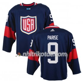 USA Trikot Zach Parise 9 2016 World Cup Blau Premier - Herren